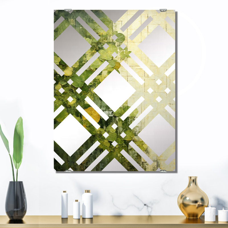 Miroir mural Rubright - Abstract Botanicals MIR136000, 32 po x 24 po