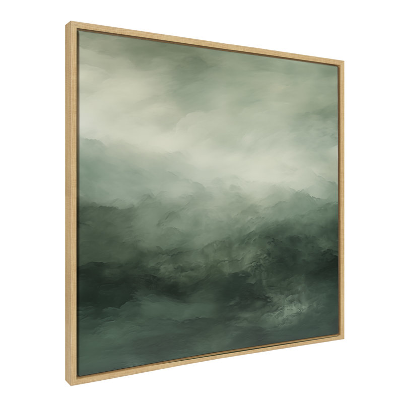 Art abstrait sur toile, paysage abstrait
