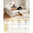Floor Bed, Low Montessori 2-In-1 Convertible Beds, With Slats And High Rails, Upholstered Teddy Boucle, Curve Round Frame, No Box Spring Needed, Easy Assemble, Beige-469817827-486274482