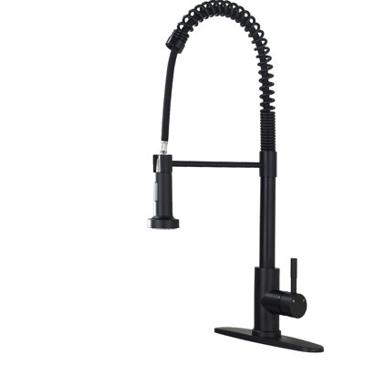 Pull out Faucet Single Handle Kitchen Faucet -  HHK HOME, HK9280-53MB