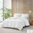 Full/Queen To Comforter - Soft And Cozy Textured Pattern Matching Pillow Shams Machine Washable Bedding With-121232308