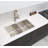 Styluxe Stylish Zircon Undermount 32" Double-Bowl Stainless Steel Kitchen Sink-34355488