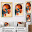 «Ferree Abstract Shapes And Line Artwork II», reproduction sur toile-88539618-88539624