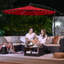Piqua 300cm Lighted Market Parasol-240736460