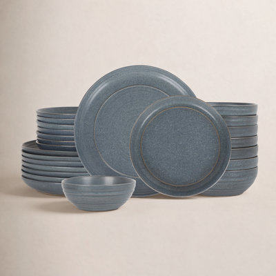 Stone Lain Elio 24-Piece Dinnerware Set Stoneware