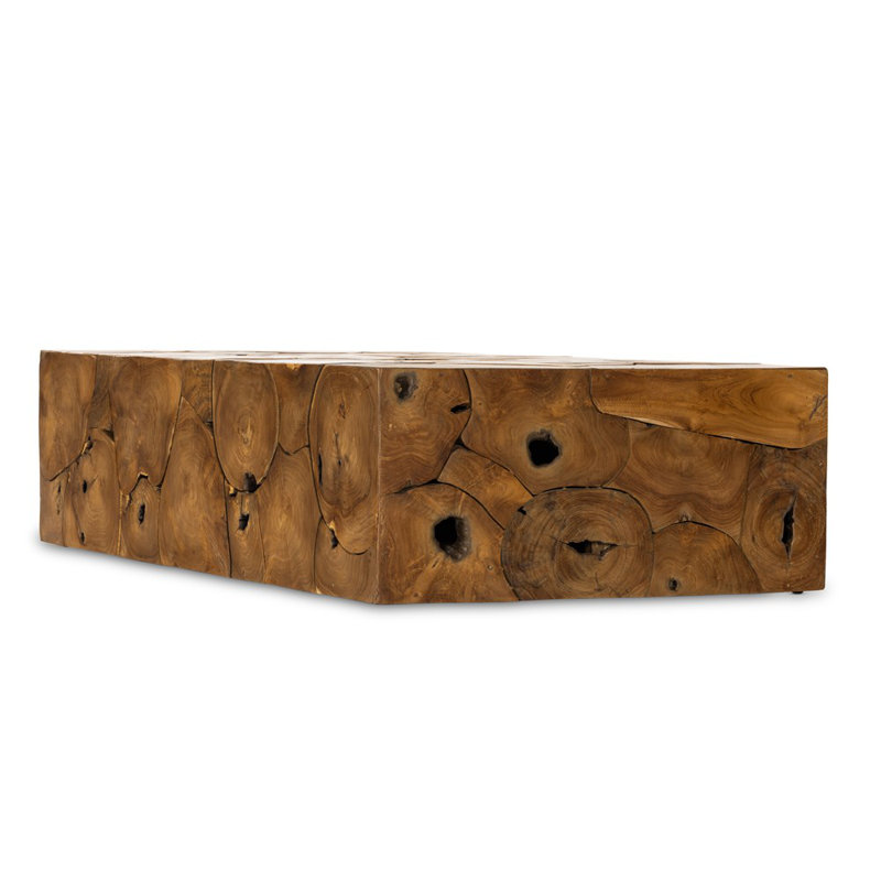 Teak Root 65'' Rectangular Outdoor Coffee Table