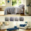 Ensemble de literie rustique confortable, polyester matelassé, conception réversible pour la maison