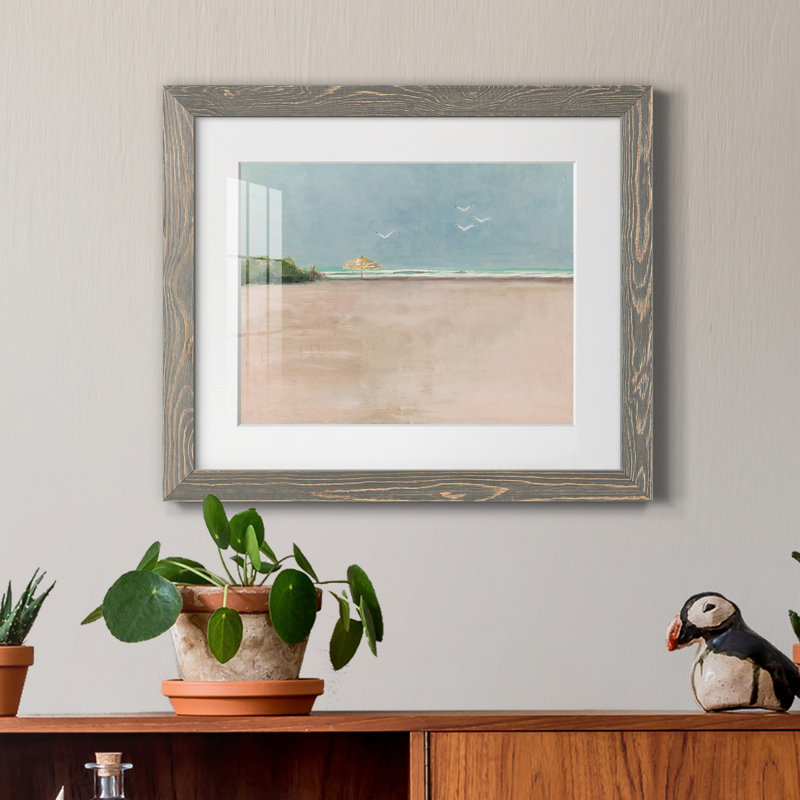 «My Tranquility» par J Paul, reproduction d'art sur papier encadrée, Cadre gris, H 20 po x l 17 po x P 1,5 po