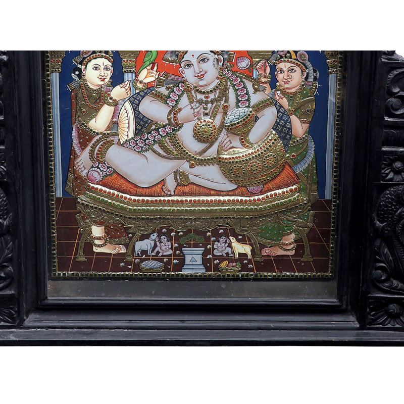45 po Tanjore Butter Krishna