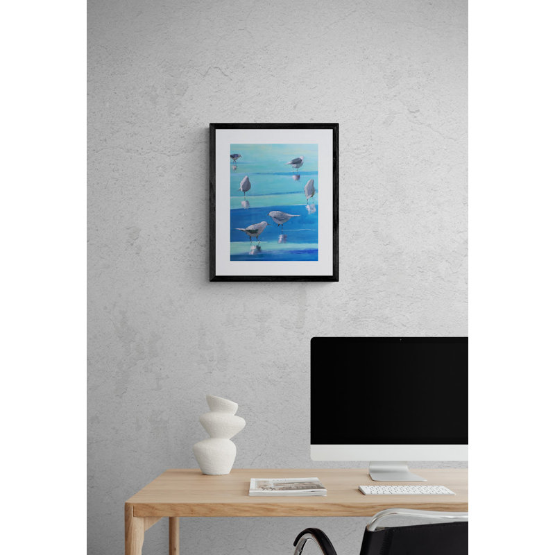 By The Waters Edge Print by Phyllis Adams, 21.25" H x 17.25" W