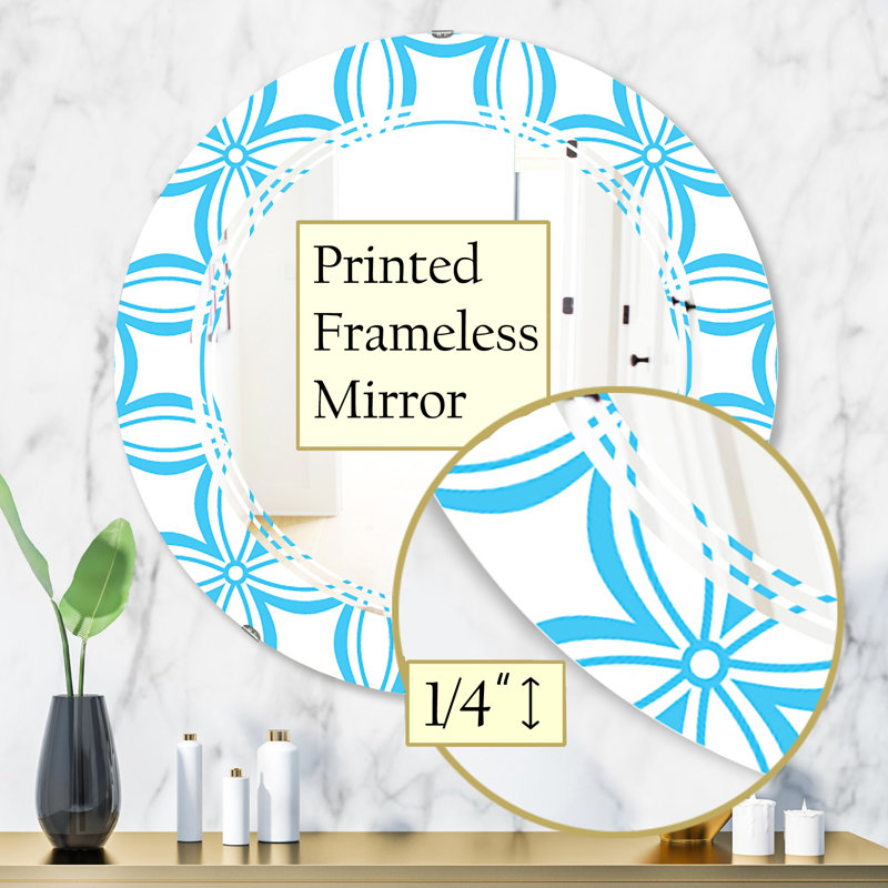 Miroir mural sans cadre Triple C, 23,6 po x 23,6 po