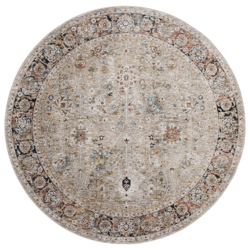 Silverado Performance Oriental Rug, Round 6'4"