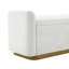 Banc de 49 pouces avec rangement, banc d'entrée rembourré, convient aux chambres à coucher et aux salons-1626088144