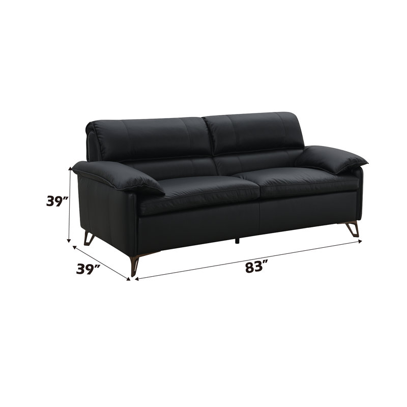 Causeuse en cuir Eilene