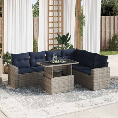62cm Wide Patio Sofa with Cushions
