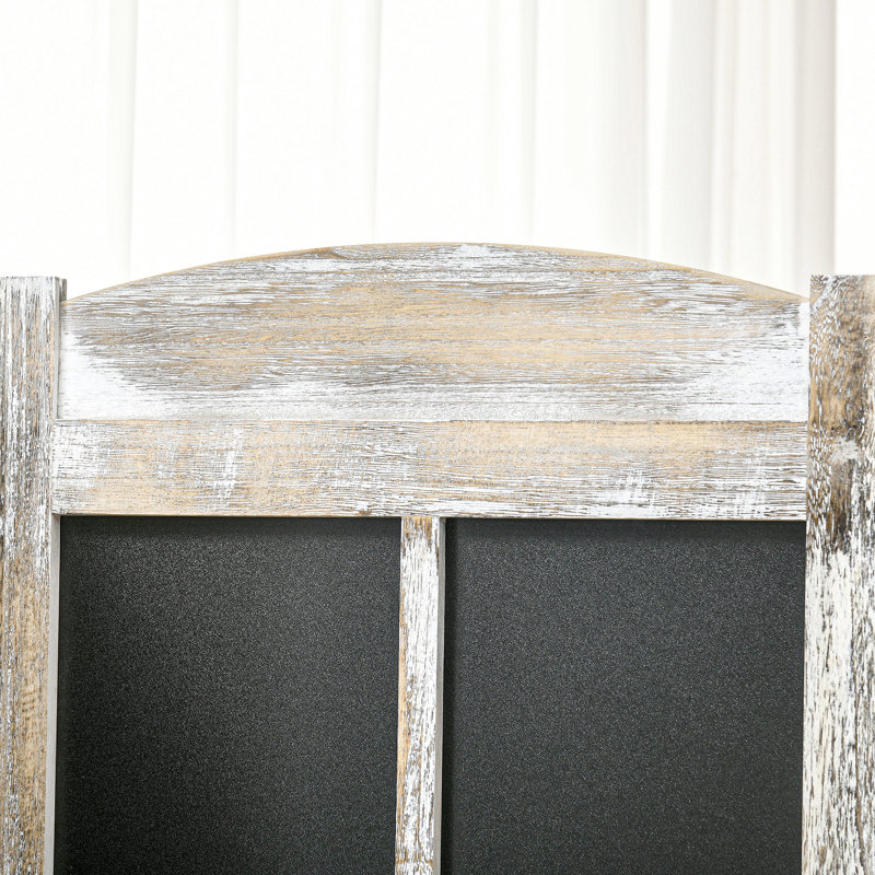Cloison d'intimité à 4 panneaux, 5,6 pi de hauteur avec planches noires, cloison en bois portable pour écrans de style bureau à domicile,