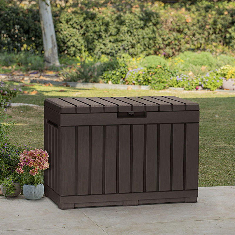 Flash W Deck Box, Brown