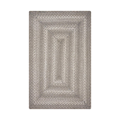 Dailee Braided Jute Non-Shedding Gray Rug