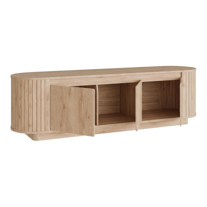 Chanceton 212cm TV Cabinet with Three Cupboards