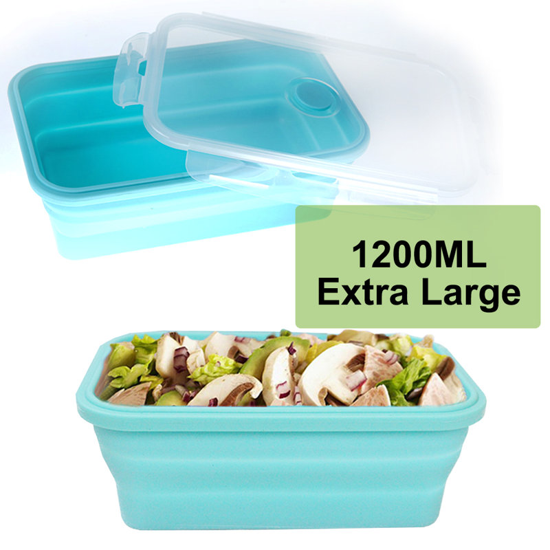 Ensemble de 2 contenants alimentaires Brailey-Jaii, Bleu