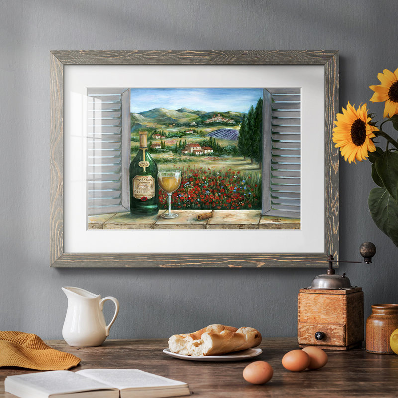Blanc toscan et coquelicots, Gris
