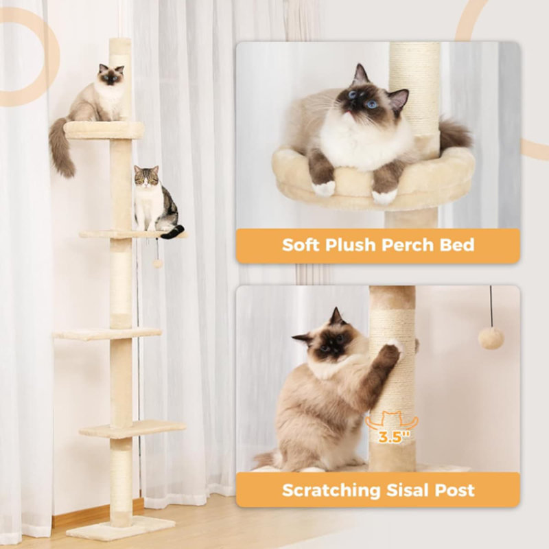 Equasia 95.2'' H Cat Tree