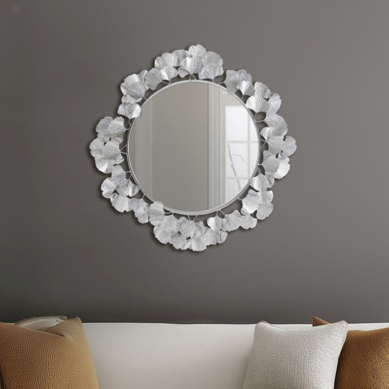 Miroir mural 30,5 po Eden, Argent argent