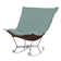 Puff Scroll Sterling Rocking Chair
