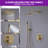 Shower Faucet with Rough-in Valve and Diverter-70475063
