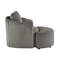 Fauteuil d'appoint pivotant en velours côtelé Doniphan-1619517933