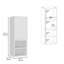Armoire à pharmacie moderne avec tablettes ouvertes et intérieures - H 32,48 po x l 10,35 po x P 12,12 po-94239285