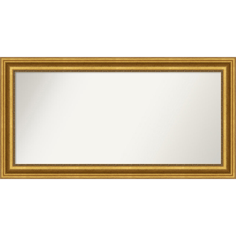 Miroir de salle de bain Jashawna, 25,75 po x 49,75 po, Doré
