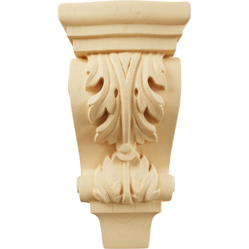 6'' H x 3'' W x 1.75'' D Wood Bracket / Corbel, Maple