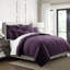 Ensemble d'édredon en velours uni 8 pièces Cascade-98194651-98194650