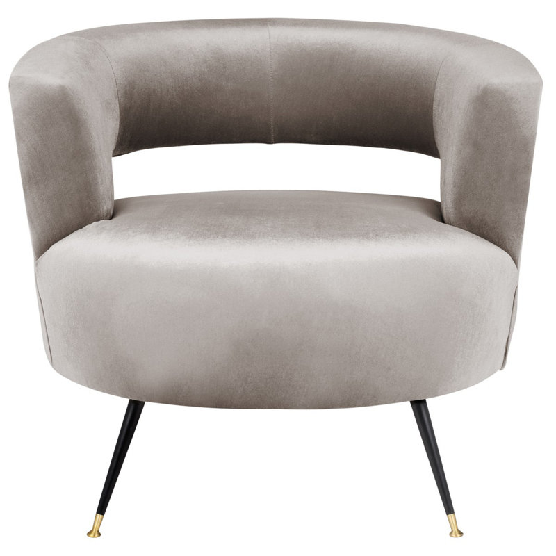 Schumacher Upholstered Barrel Chair, Hazelwood