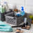 Small Plastic Storage Baskets, Gray