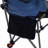 Outdoor Camping Chairs Folding/Portable Design/Adjustable Reclining Chair(Three-Level Adjustment), Side Pockets & Cup Holder,Carry Bag,Dark Blue