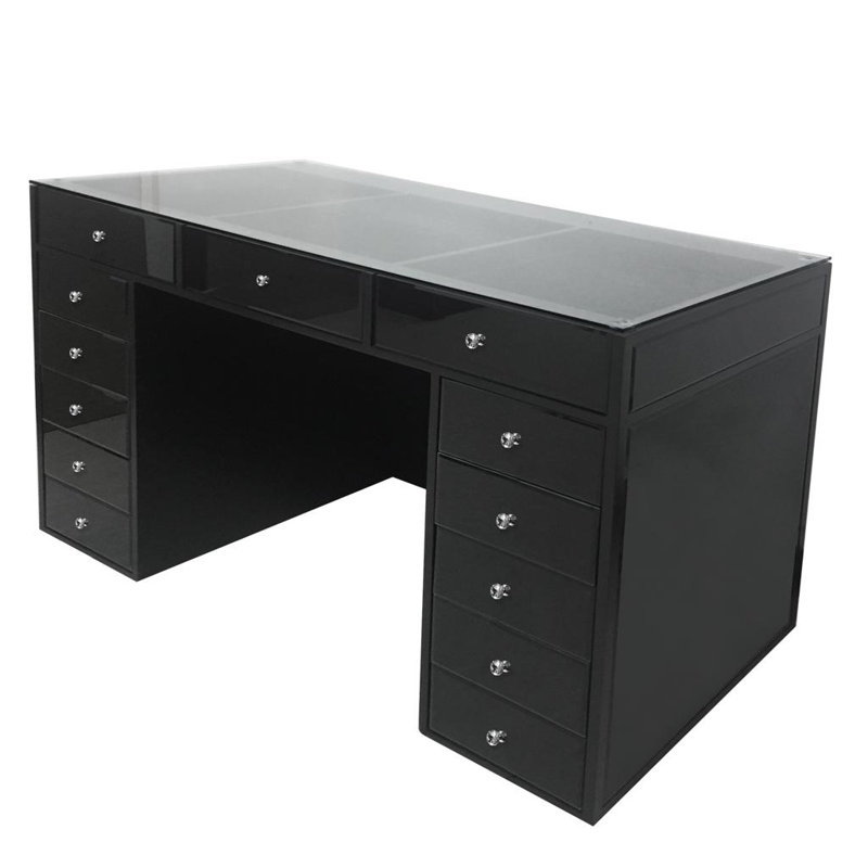 Vanity, Black, 33.5 H x 43.5 W