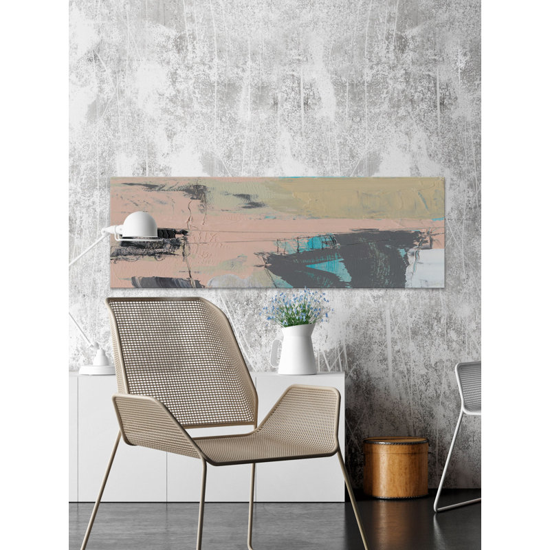 Pink-A-Boo VII by Titian - Wrapped Canvas Painting, 25 cm H x 76 cm W x 3.81 cm D