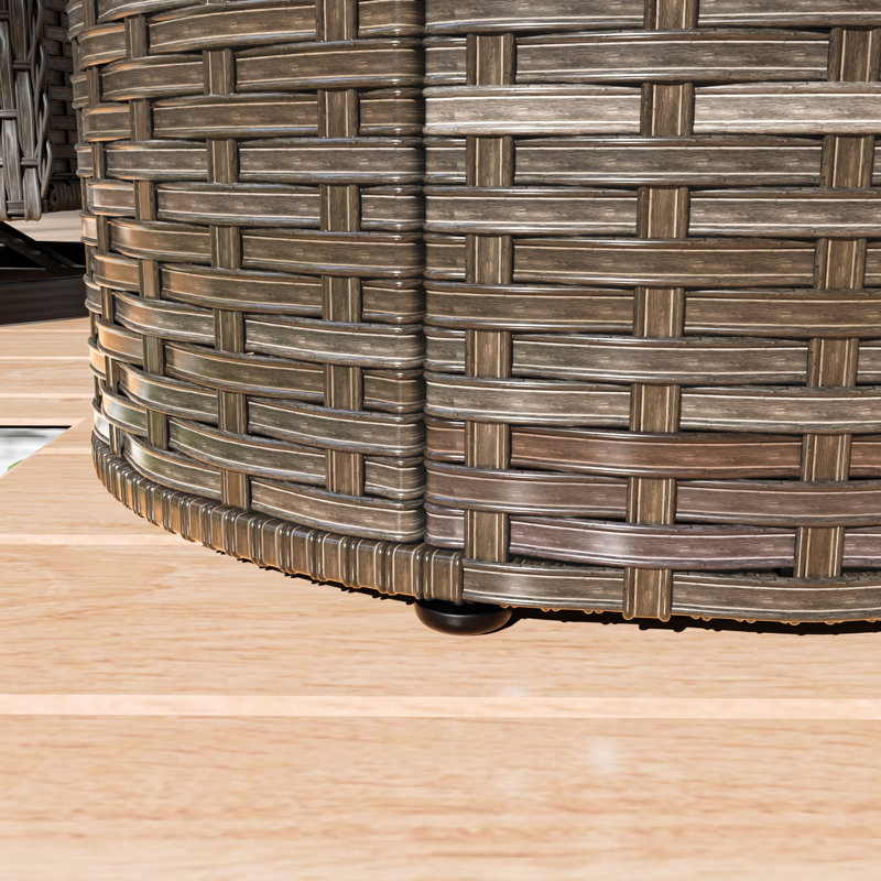 25.5" H X 19" W Fire Pit Outdoor Round Table