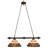 Bryne 2 - Light Mahogany Bronze Pendant