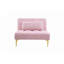 Tissu convertible futon avec pieds en métal