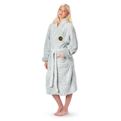 Womens Mid-Calf Bathrobe with Pockets
