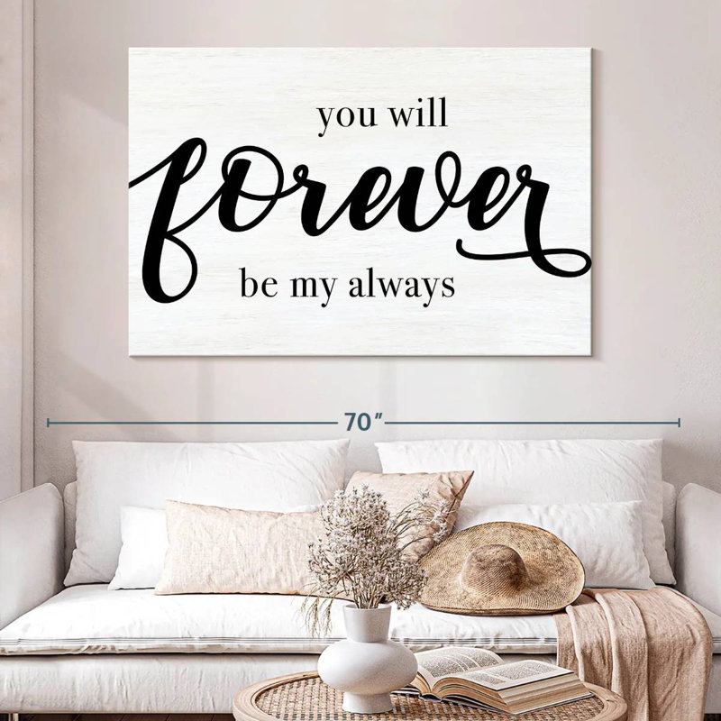 Tergel Forever Always, 8" H x 12" W