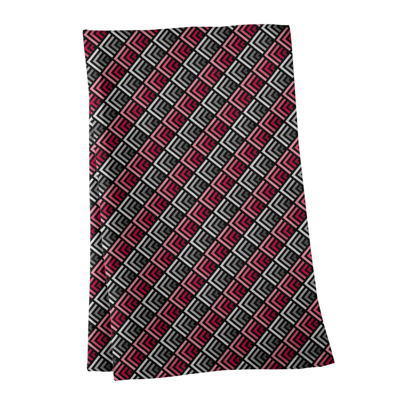 Mcguinness Tea Towel Kitchen Towel, Poly Twill, Red/Coin