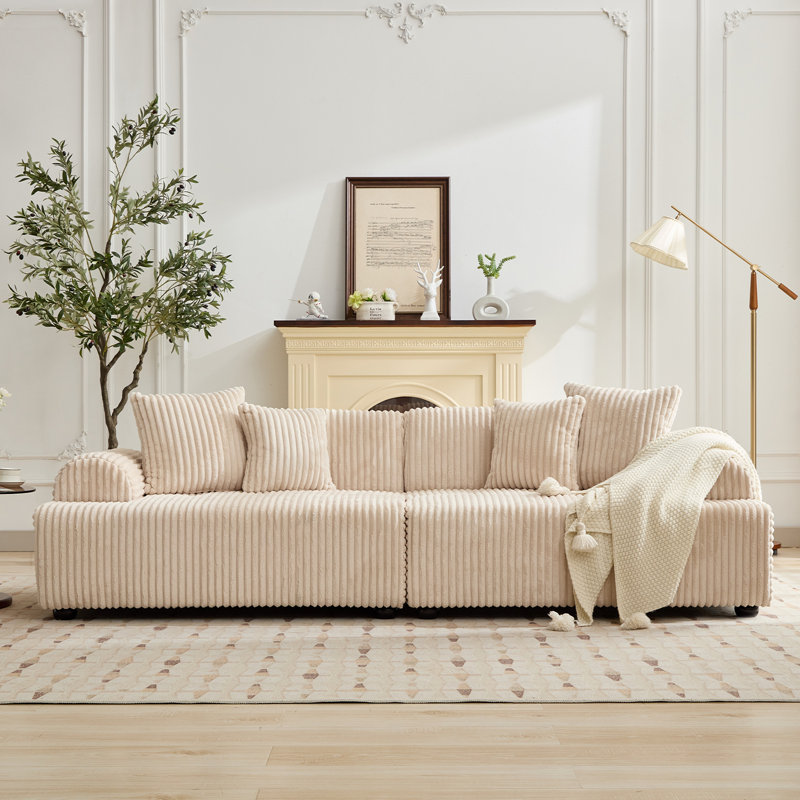 94.5” Wide Modern Style Tufted Sofa