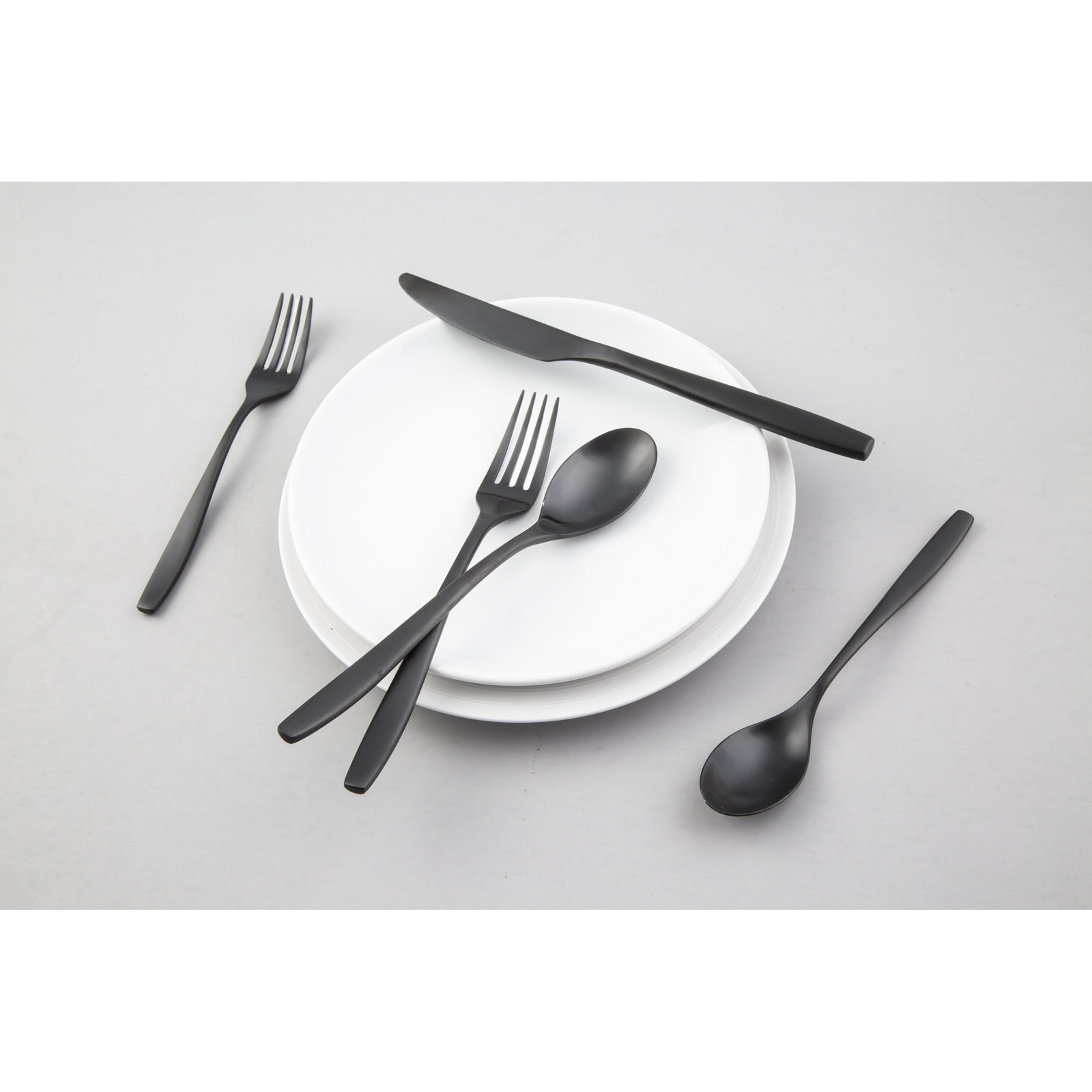 Edianna Flatware - Set of 20, Averie Black