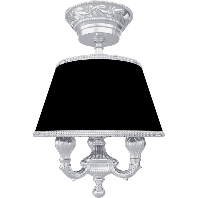 Fiore LED Semi Flush Mount, Bright Chrome
