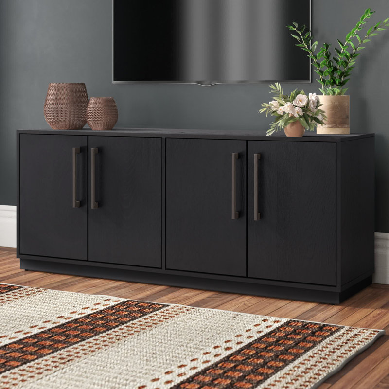 Jayden TV Stand for TVs up to 58", Black