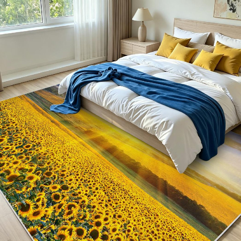 Tapis d'intérieur lavable à la machine Clear Sky, Rectangle 79 po x 118 po